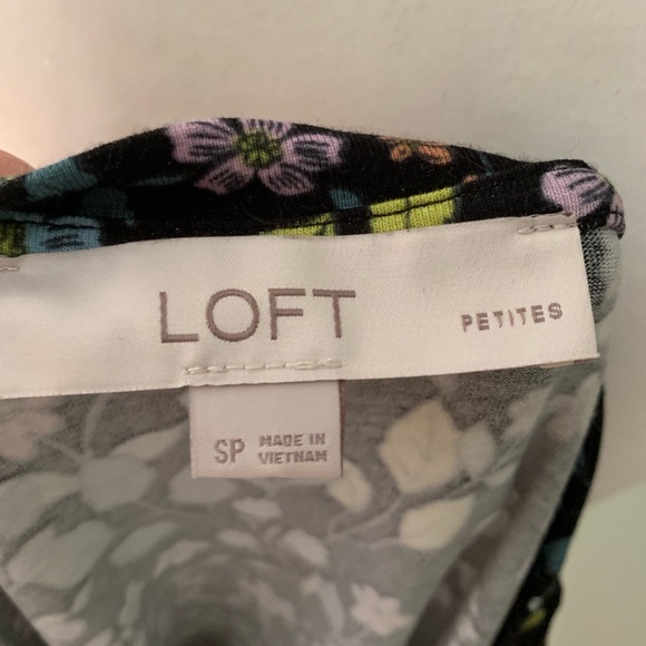 The Loft floral swing dress size SP - Picture 5 of 7